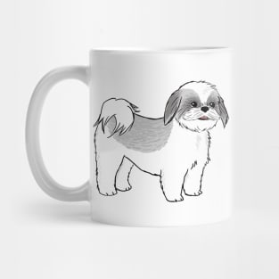 Shih Tzu Cartoon Dog Mug